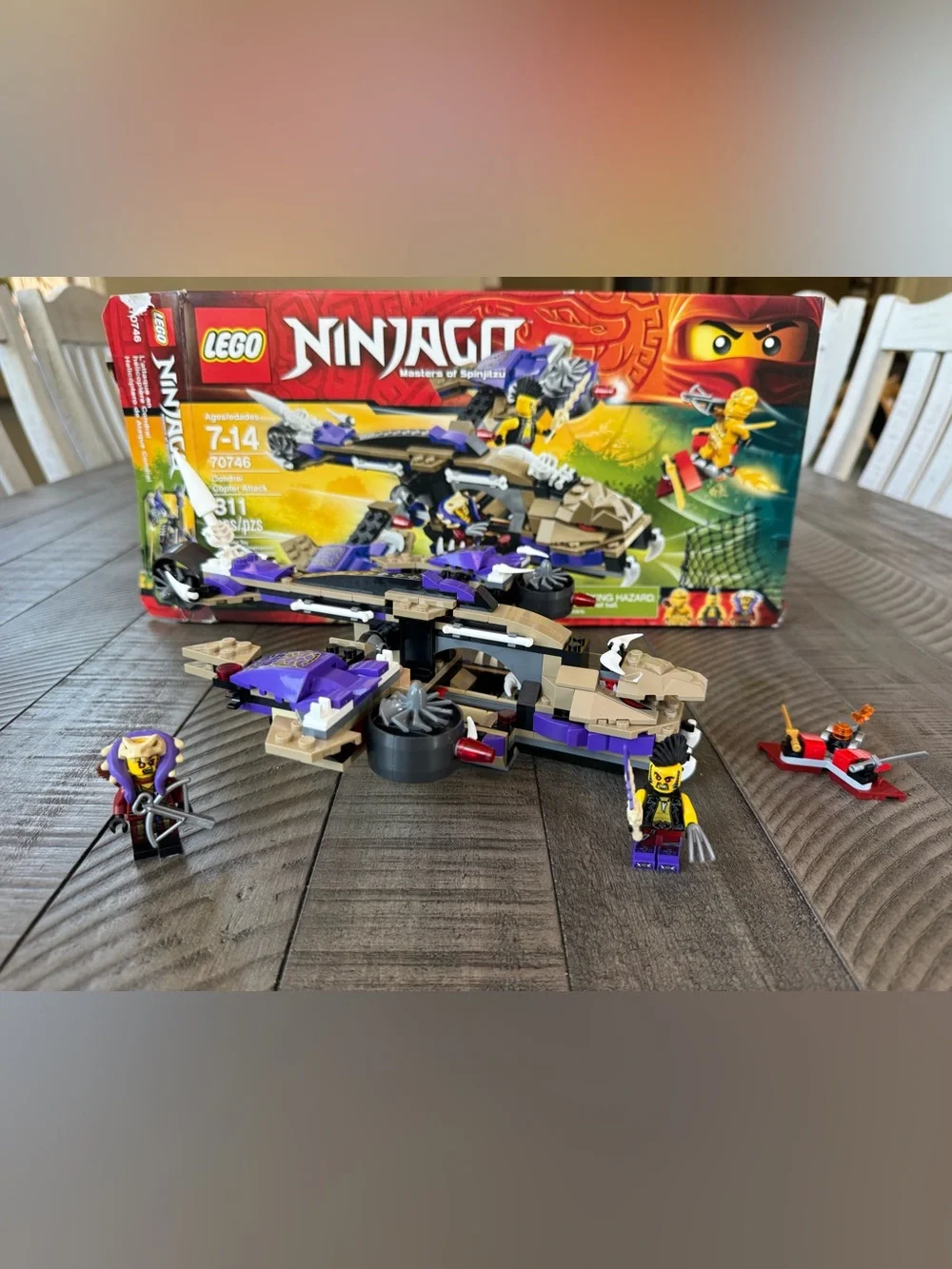 LEGO Ninjago Condrai Copter Attack 2015 Retired Set (70746)